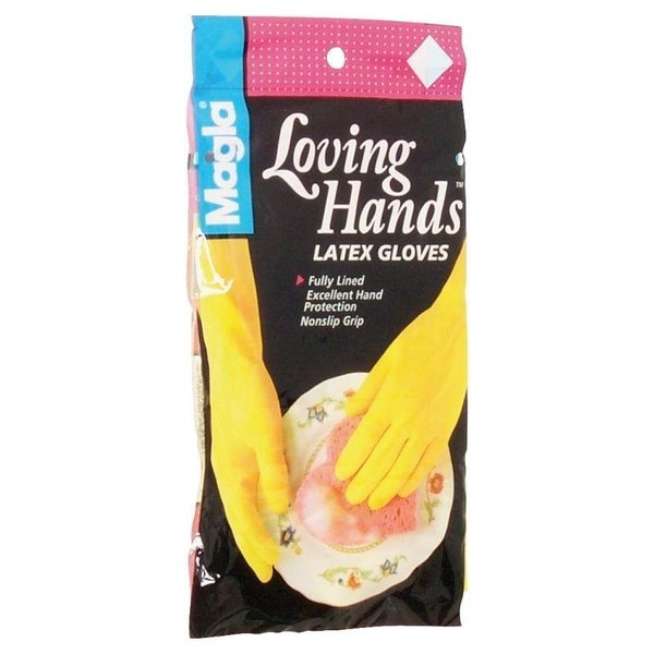 Spontex ExtraFlexible Protector Gloves, L, Latex, Yellow 69983